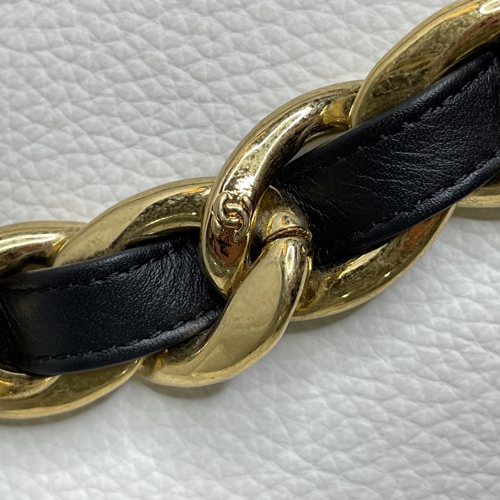 New Unused Chanel Funky Town - Thick Shoulder Strap Small Black Flap Bag - Picture 11 of 12